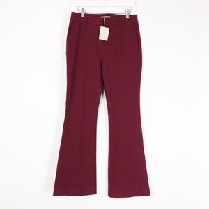 Boden Burgundy Boot Cut Pants